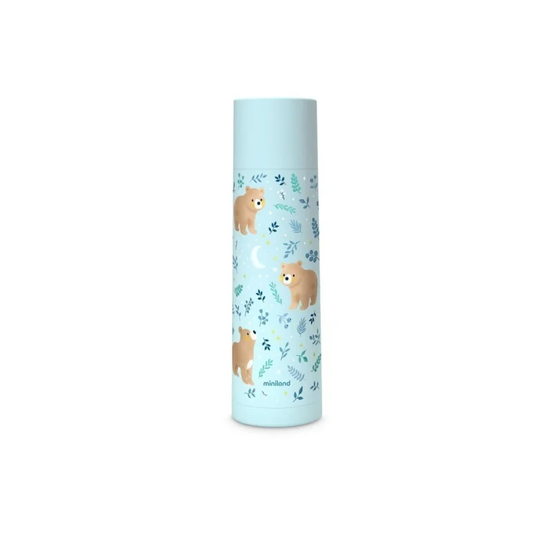 Miniland Detská nerezová termoska Dreamland 500 ml – Medvedíky