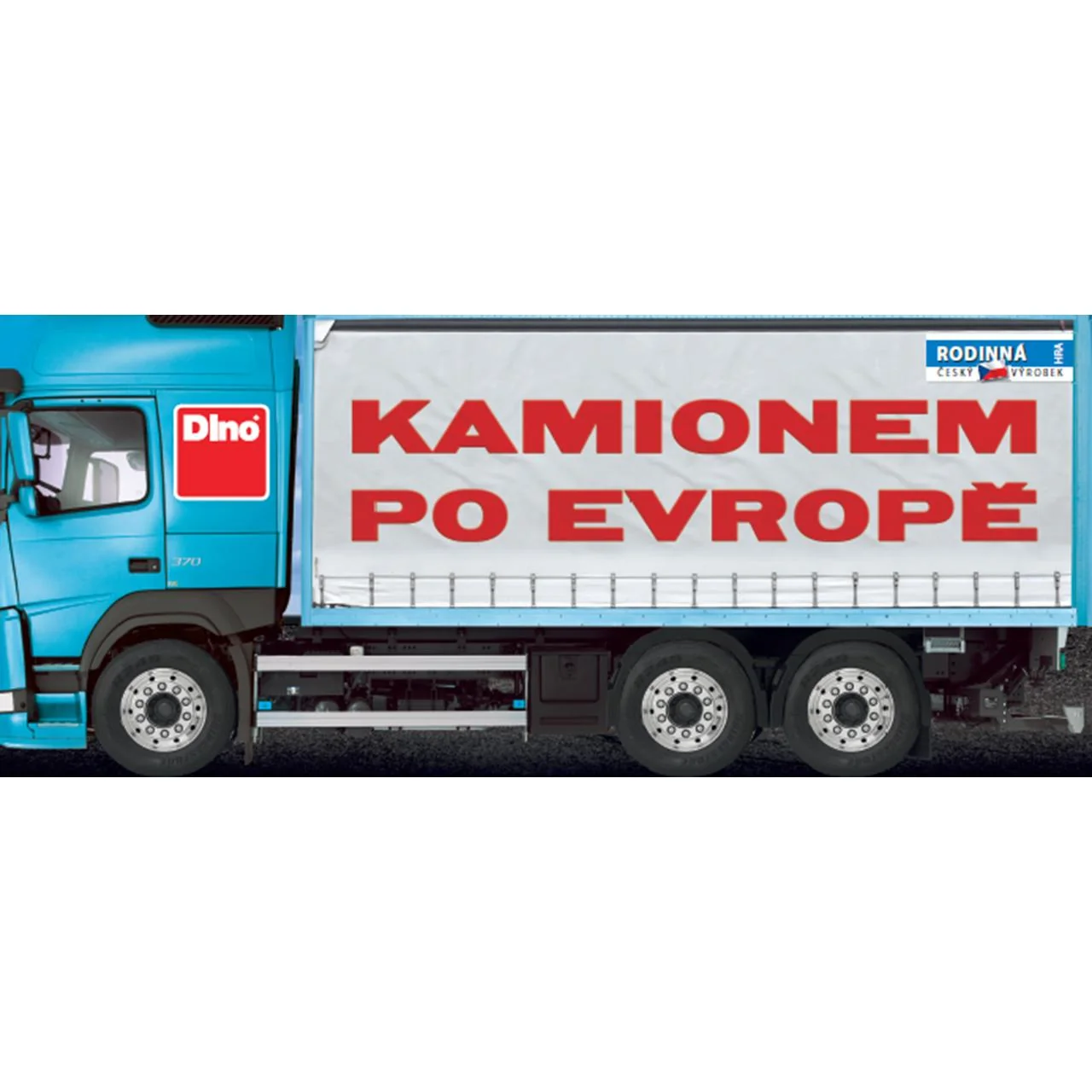 Spoločenská hra Kamiónom po Európe-DINOTOYS