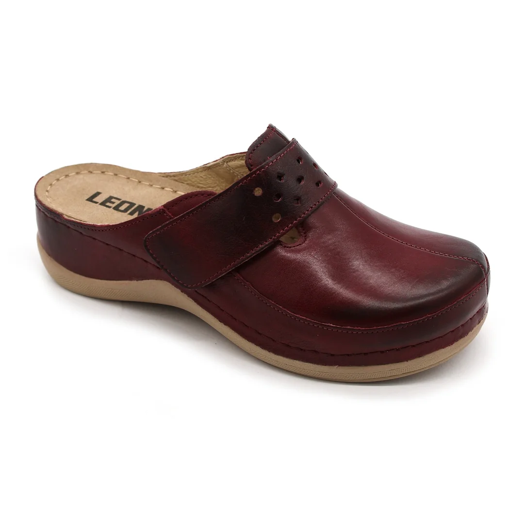 Leon 902 Dámska zdravotná celokožená obuv 37 - 23cm, hnedá, 4,5 cm
