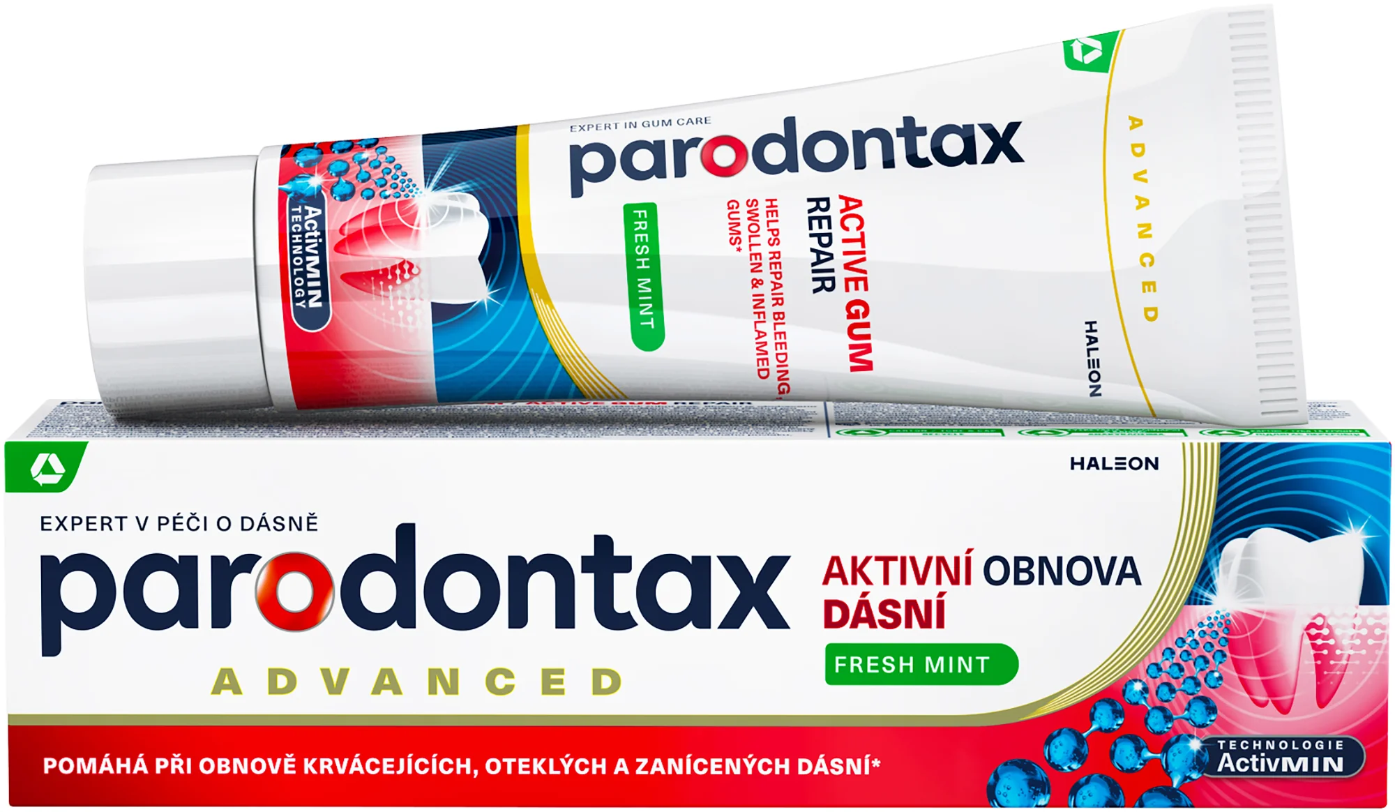 Parodontax Aktivna obnova ďasien zubná pasta 75 ml