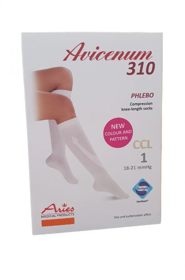 Podkolienky Avicenum PHLEBO 310, ružové 36-38