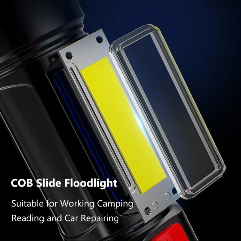 PowerBeam LED baterka s USB nabíjaním - Čierna