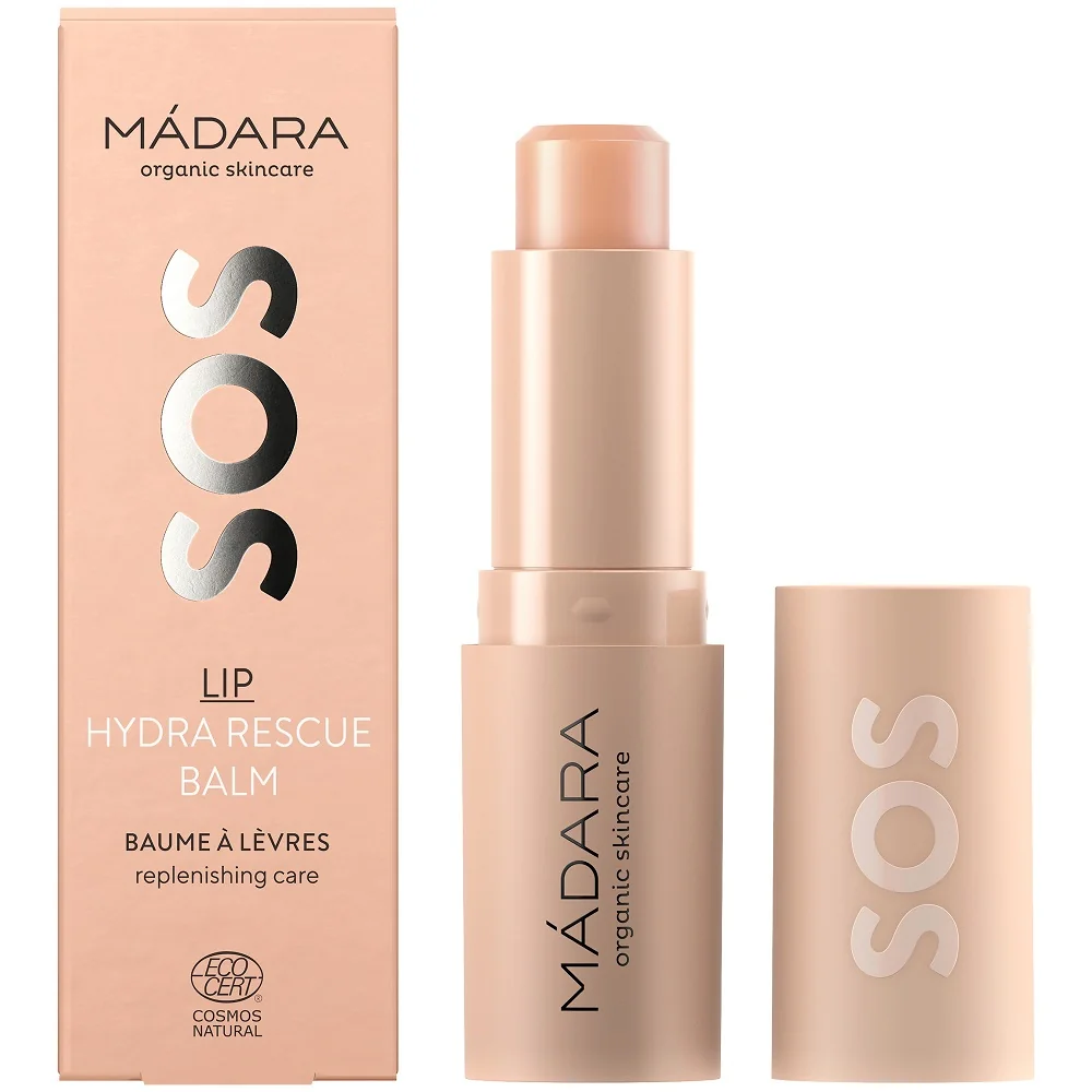 Mádara SOS Lip Hydra Rescue Balzam Na Pery 1×4,5 g, prírodne certifikovaný balzam na pery