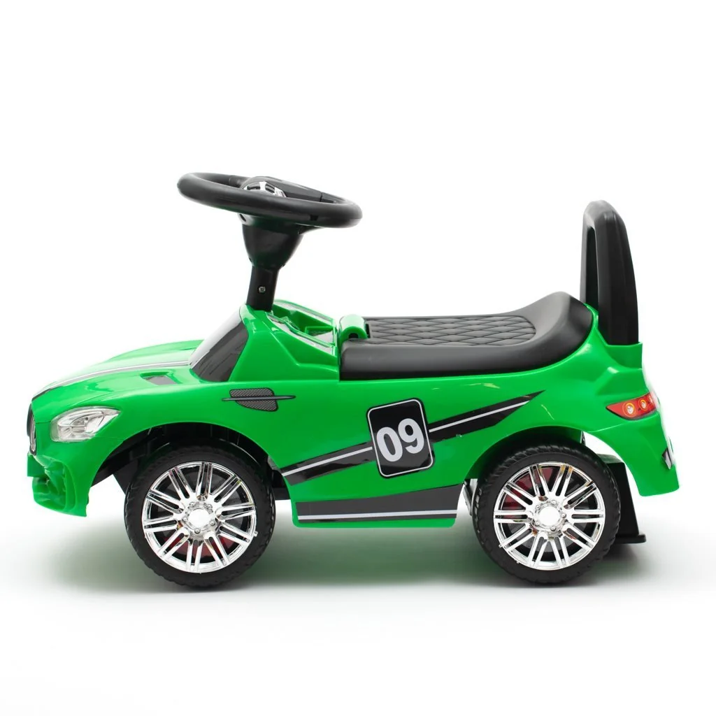 Detské odrážadlo so zvukom Baby Mix RACER zelené