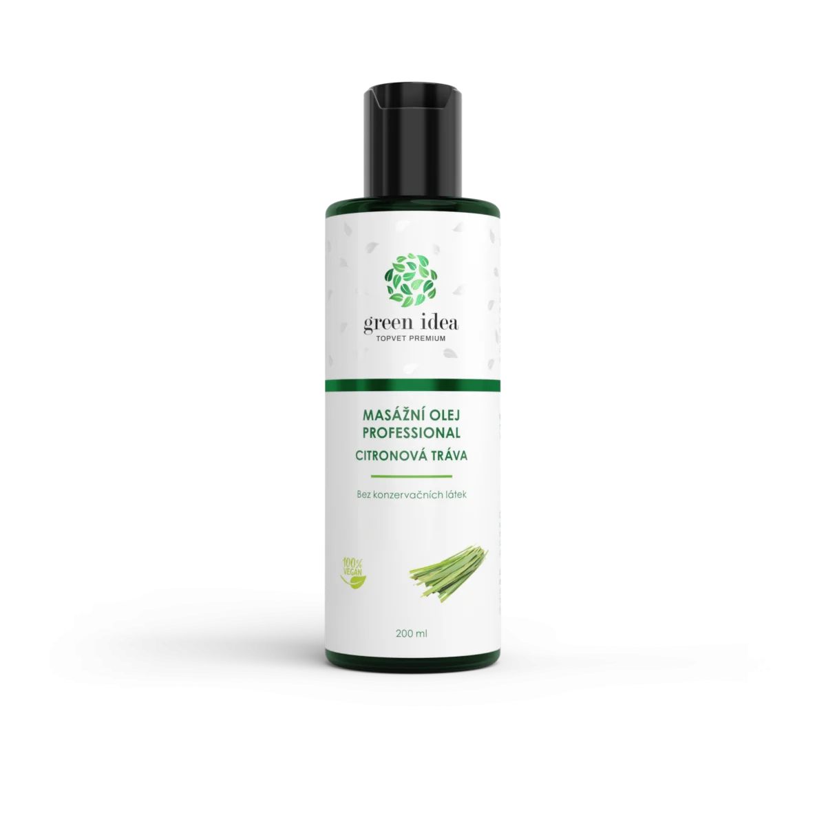 Masážny olej – Citronová tráva 200 ml – Green idea