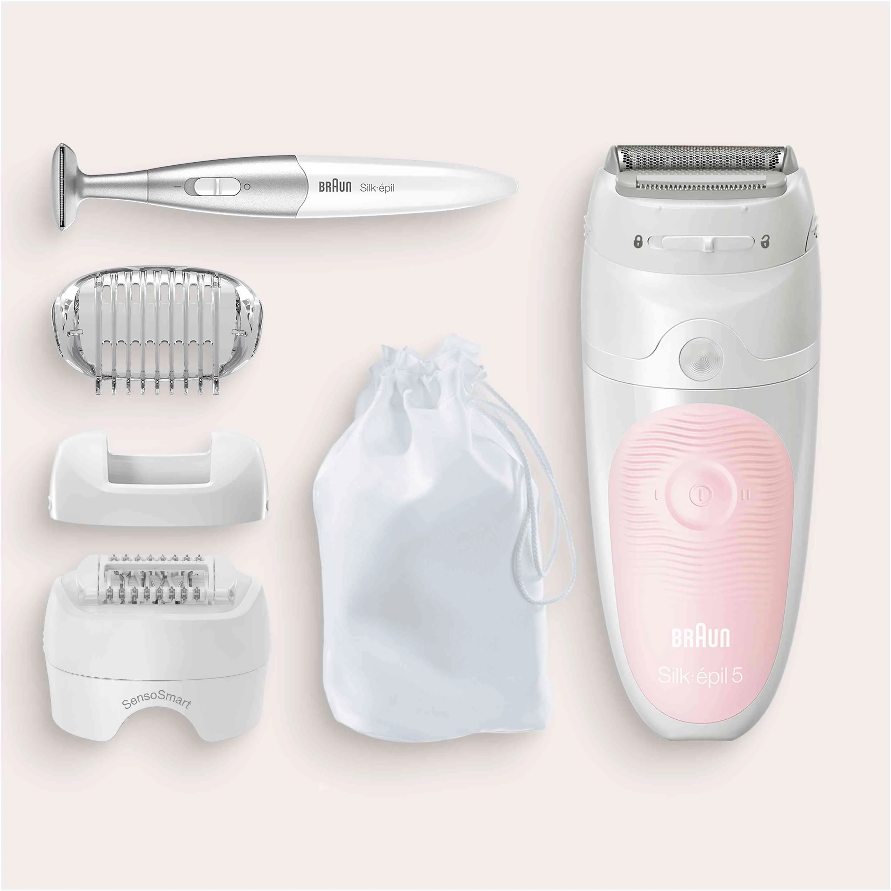 Braun Silk-épil 5 5-820 Flamingo 1×1 ks, Epilátor