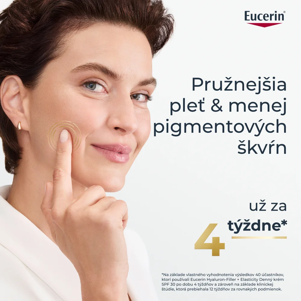 Eucerin HYALURON-FILLER + ELASTICITY Denný krém SPF 30 1×50 ml, denný krém, anti-age,