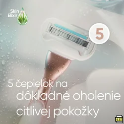 Gillette Venus Rosegold Delux Smooth Sensi Str+1nh 1×1 ks, holiace hlavice