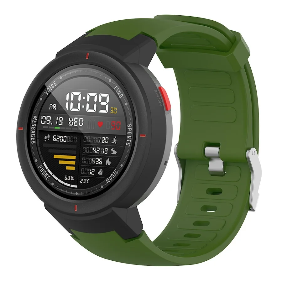BStrap Silicone remienok na Xiaomi Amazfit Verge green