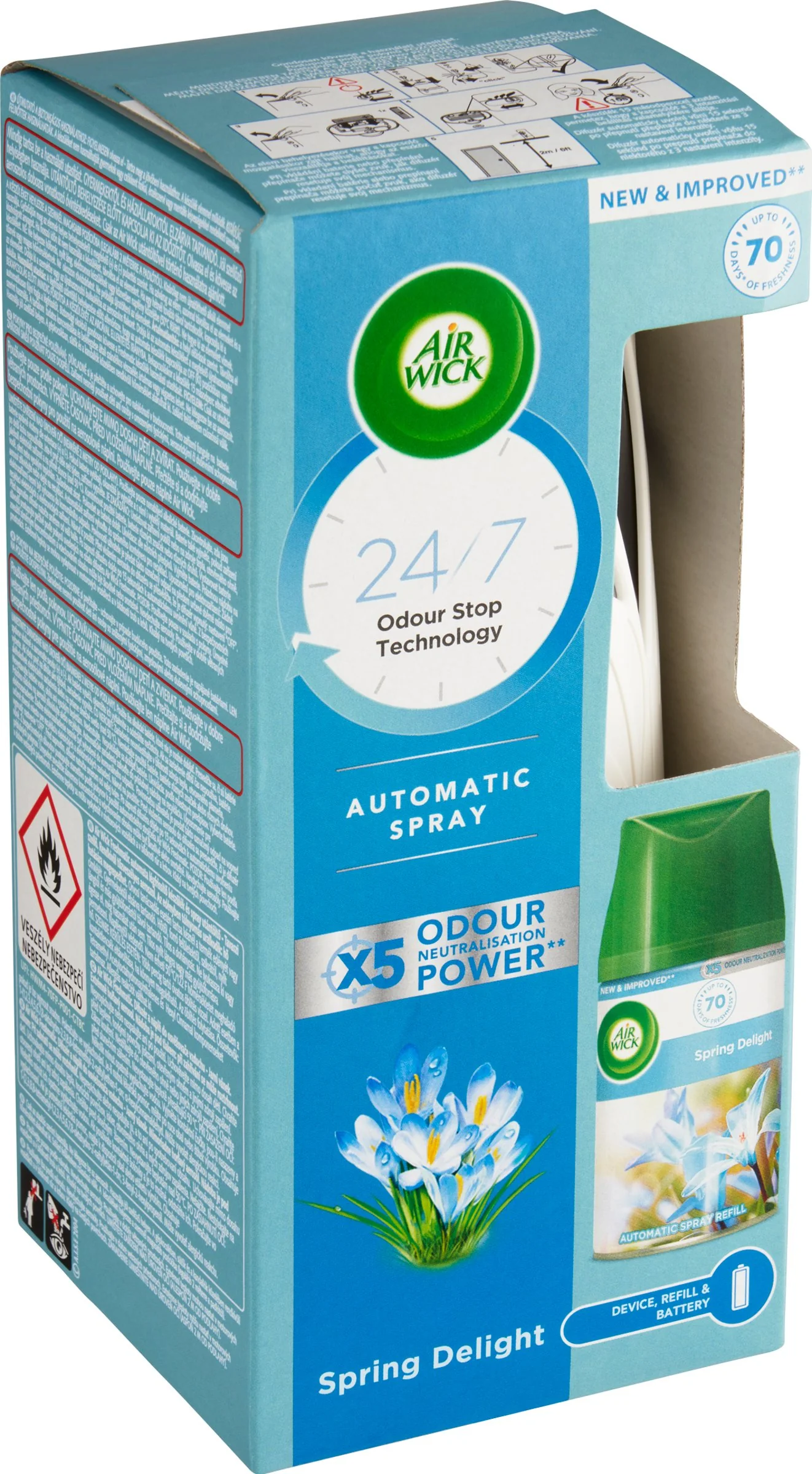 Air Wick Difuzér a náplň Jarný vánok 250ml