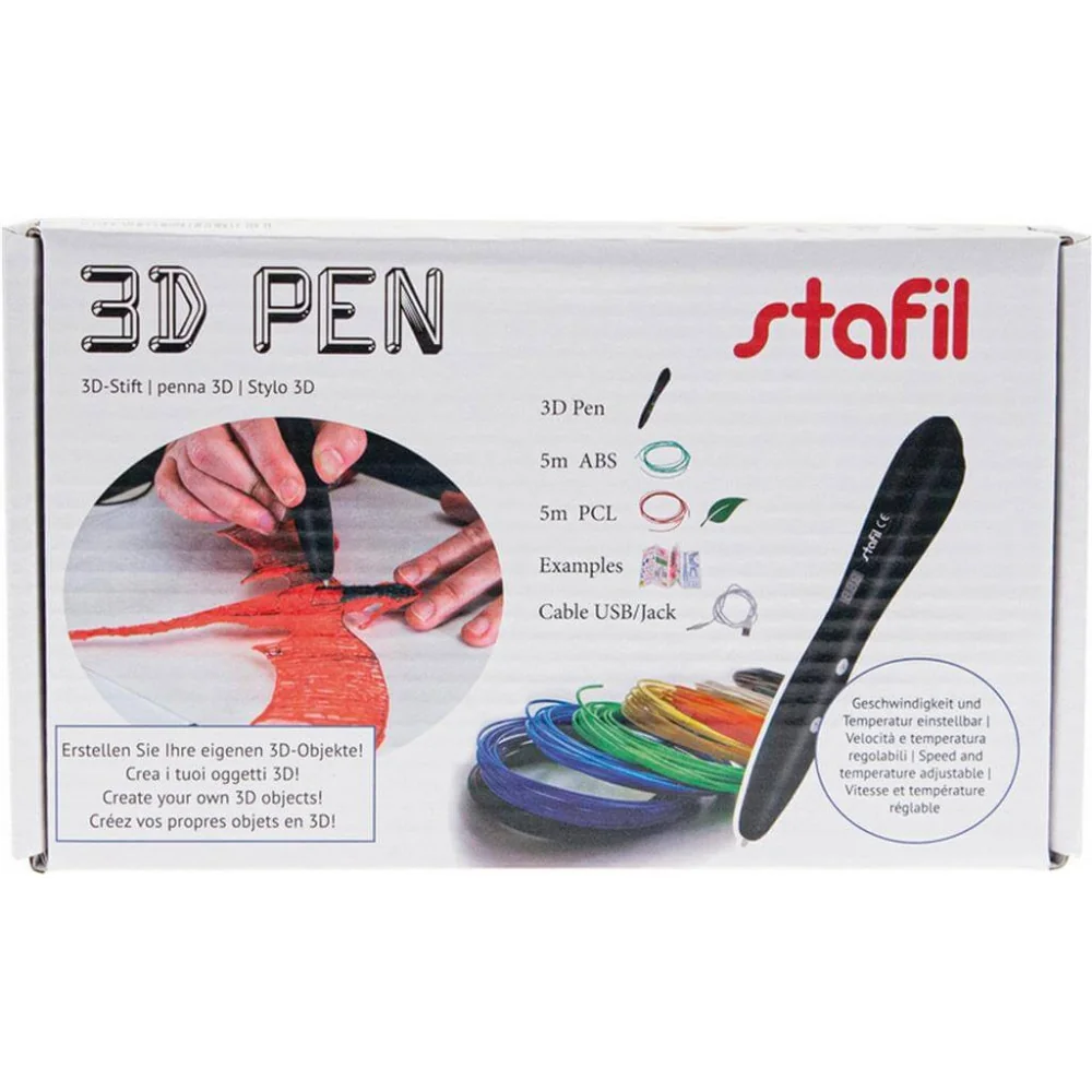 3D pero s nastaviteľnou rýchlosťou a teplotou -Stafil