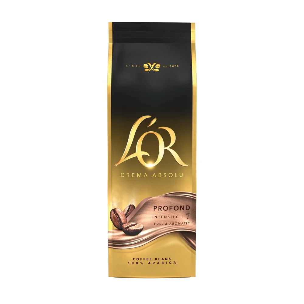 L'OR Cream Absolut Profond 1×500 g, zrnková káva