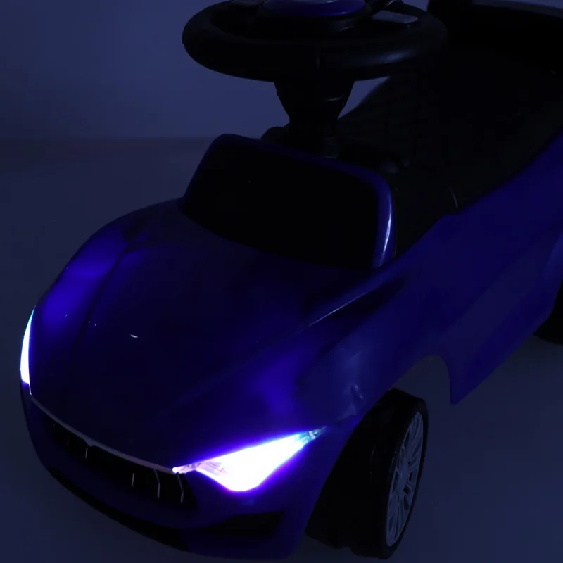 Odrážadlo detské auto modré zo zvukmi a svetlami KX4411_1