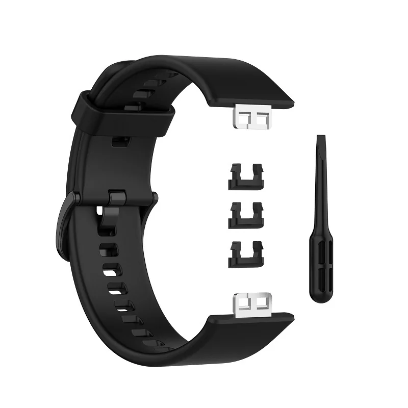 BStrap Silicone remienok na Huawei Watch Fit black