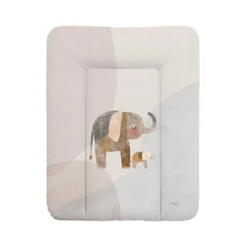 Mäkká prebaľovacia podložka 50×70 cm Basic – na komodu pre bábätko - Sloni