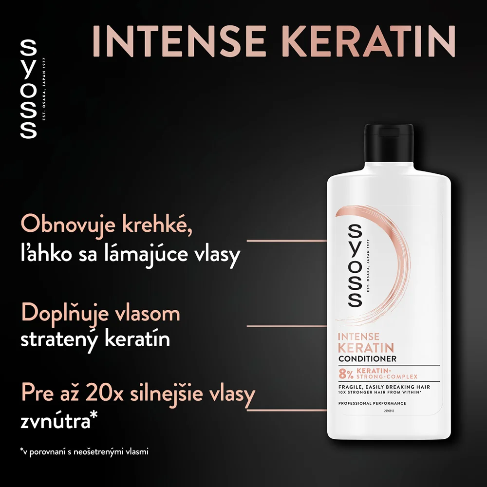 Syoss kondicionér Intense Keratin 1×440 ml, kondicionér