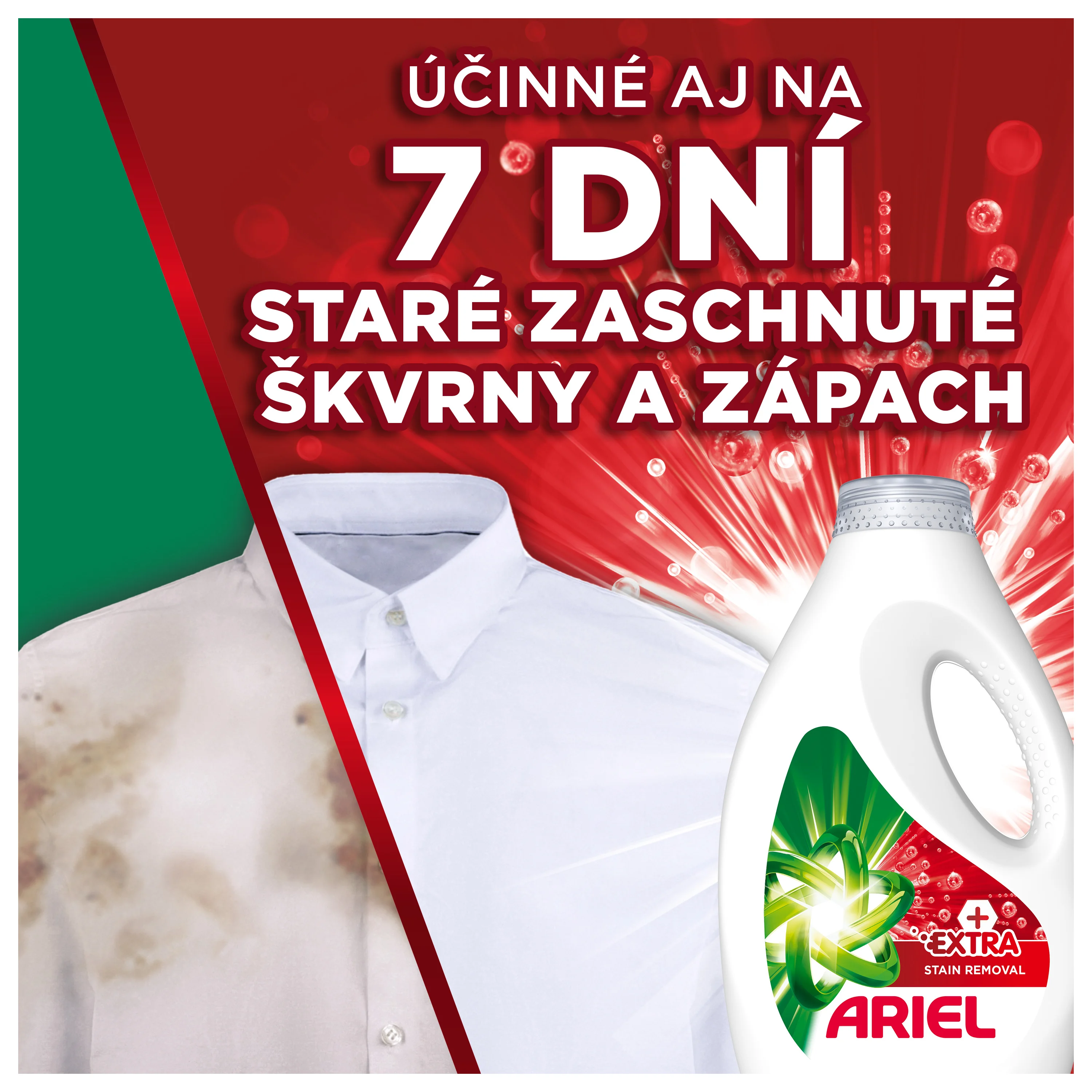 Ariel Extra Clean prací gél, 50 praní 2250 ml