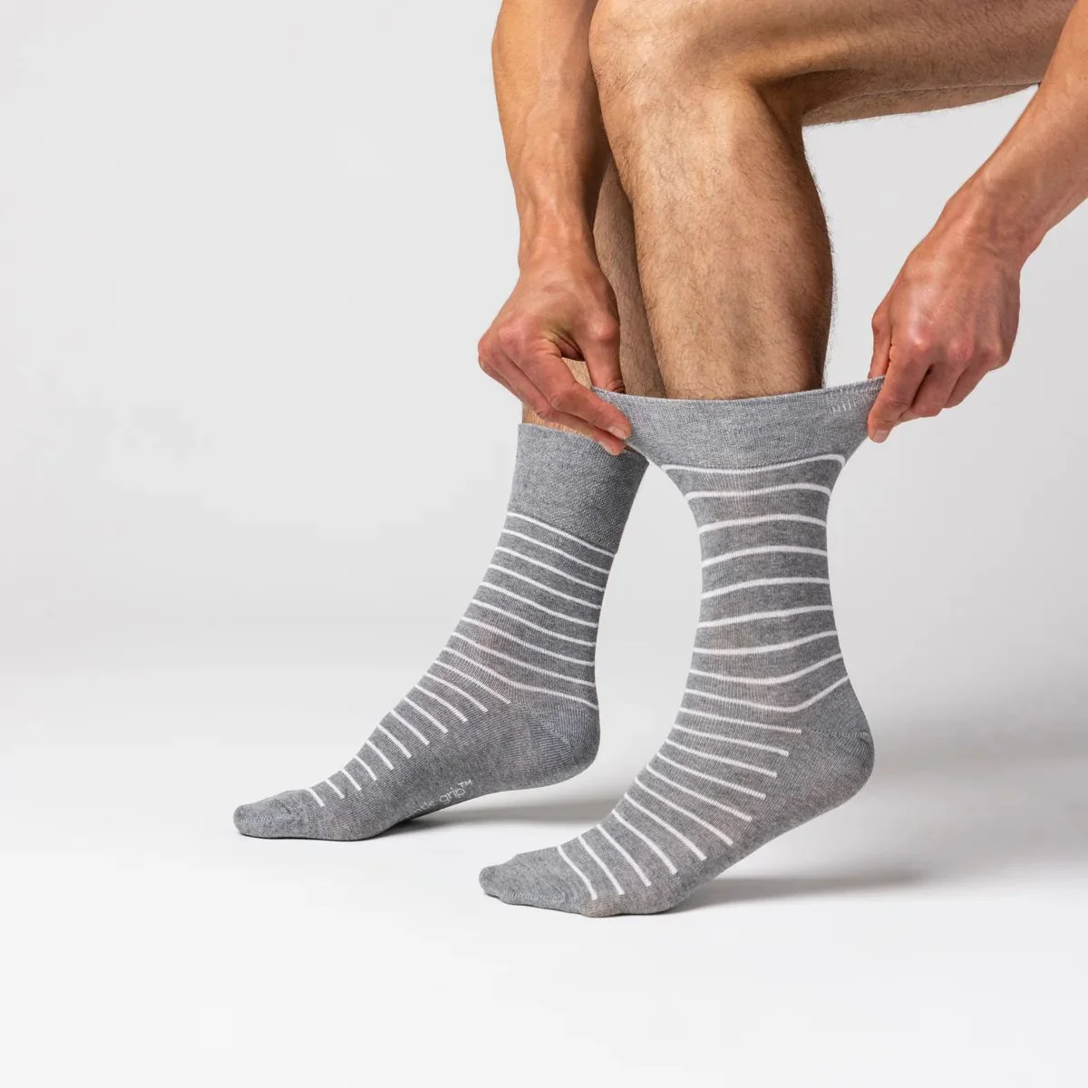 Pánske 3 páry módne ponožky Gentle Grip HOLIDAY STRIPE voľný lem Veľkosť ponožiek 39-45