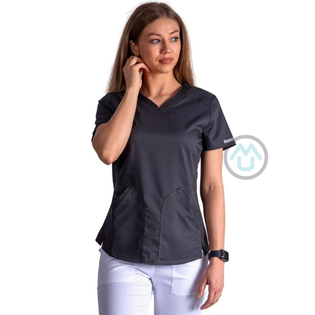 Dámska zdravotnícka blúza Cherokee Revolution ACTIVE STYLING - tmavo šedá S
