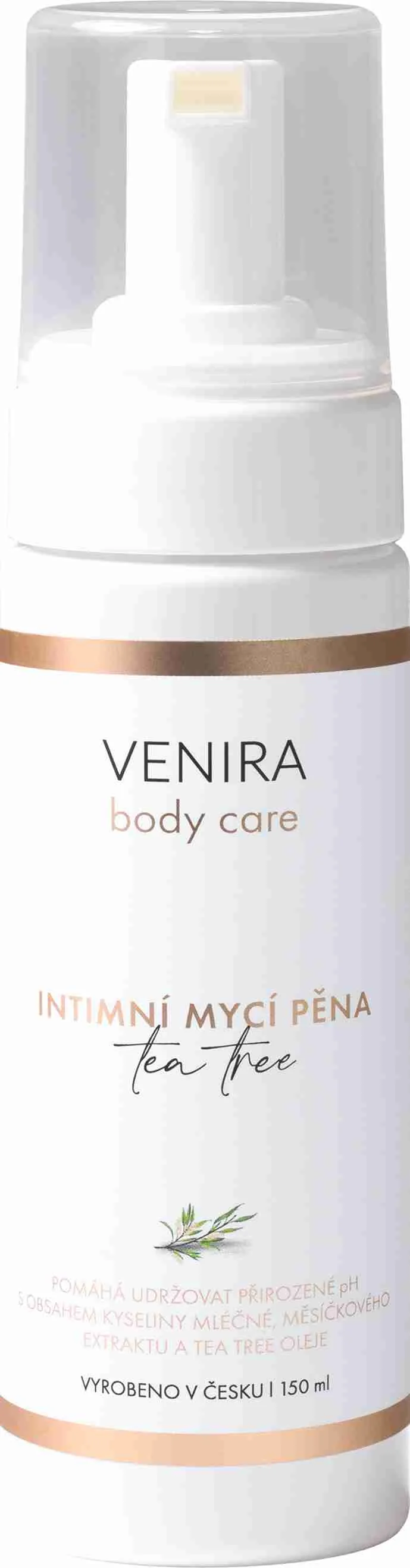 VENIRA Intímna umývacia pena Tea Tree 1×150 ml, intímna umývacia pena
