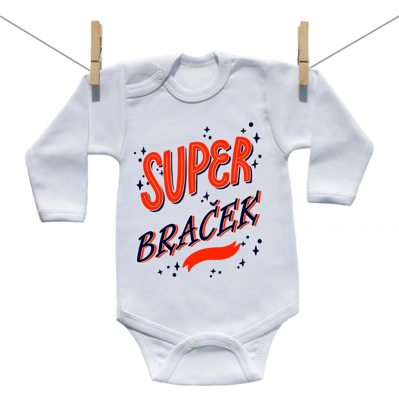 Boodyy Body s dlhým rukávom Super braček Veľkosť: 92