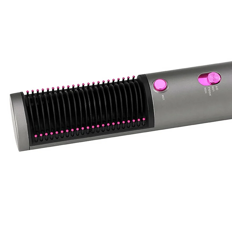 Žehlička na vlasy kefa kulmofén HOT AIR BRUSH zelená