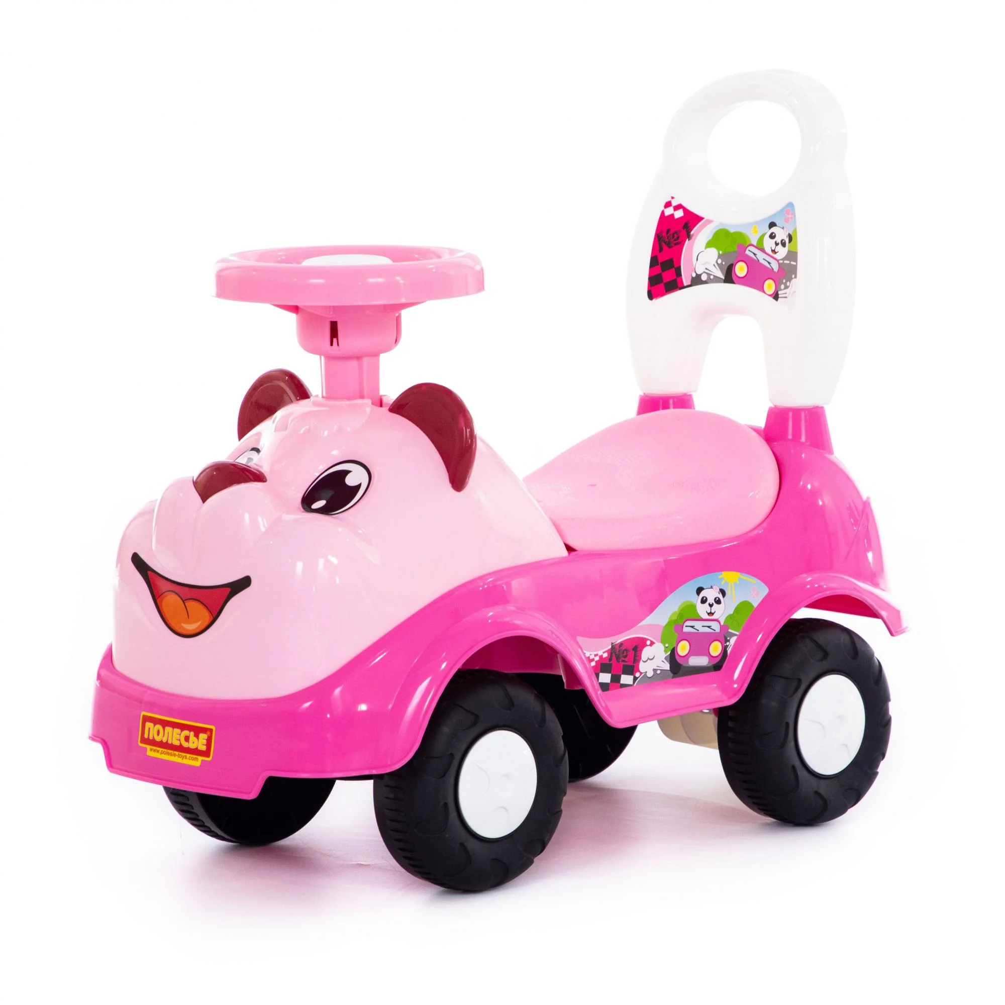 CREATIVETOYS Odrážadlo medvedík ružové 8PL78001