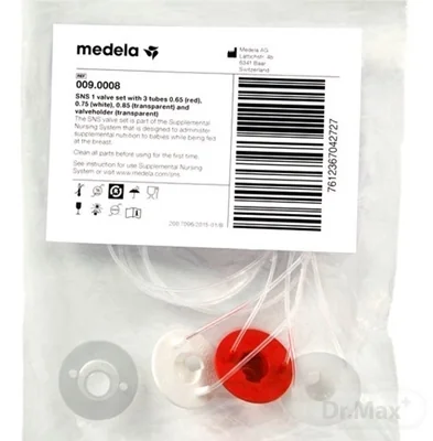 MEDELA Set hadičiek SNS s ventilčekom 1x3 ks