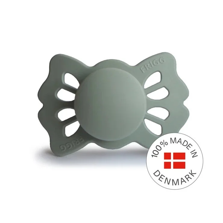 FRIGG Lucky symetrický silikónový cumlik Sage, 0-6m 1×1 ks, silikónový cumlík
