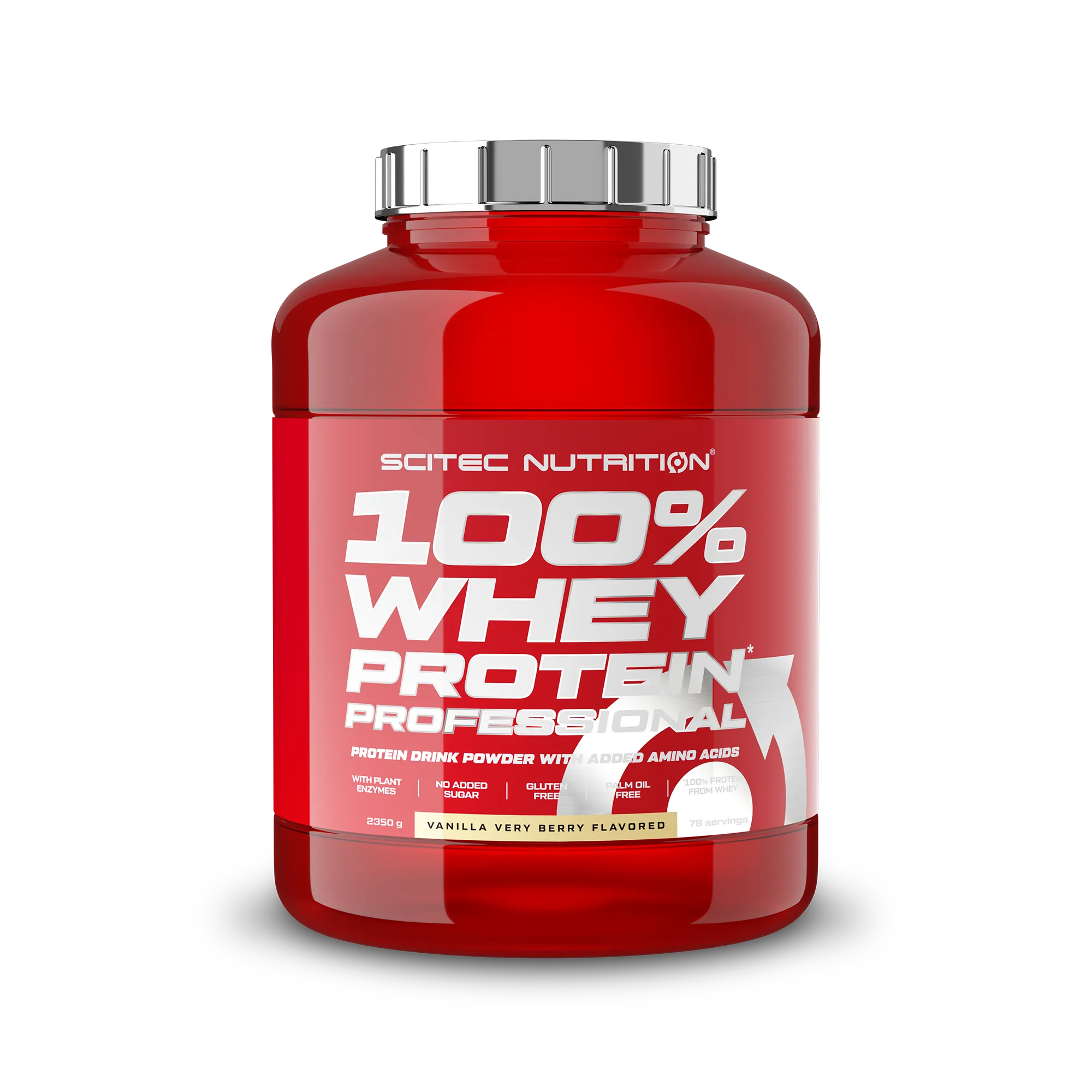 Scitec Nutrition 100% Whey Protein Professional vanilka very berry
