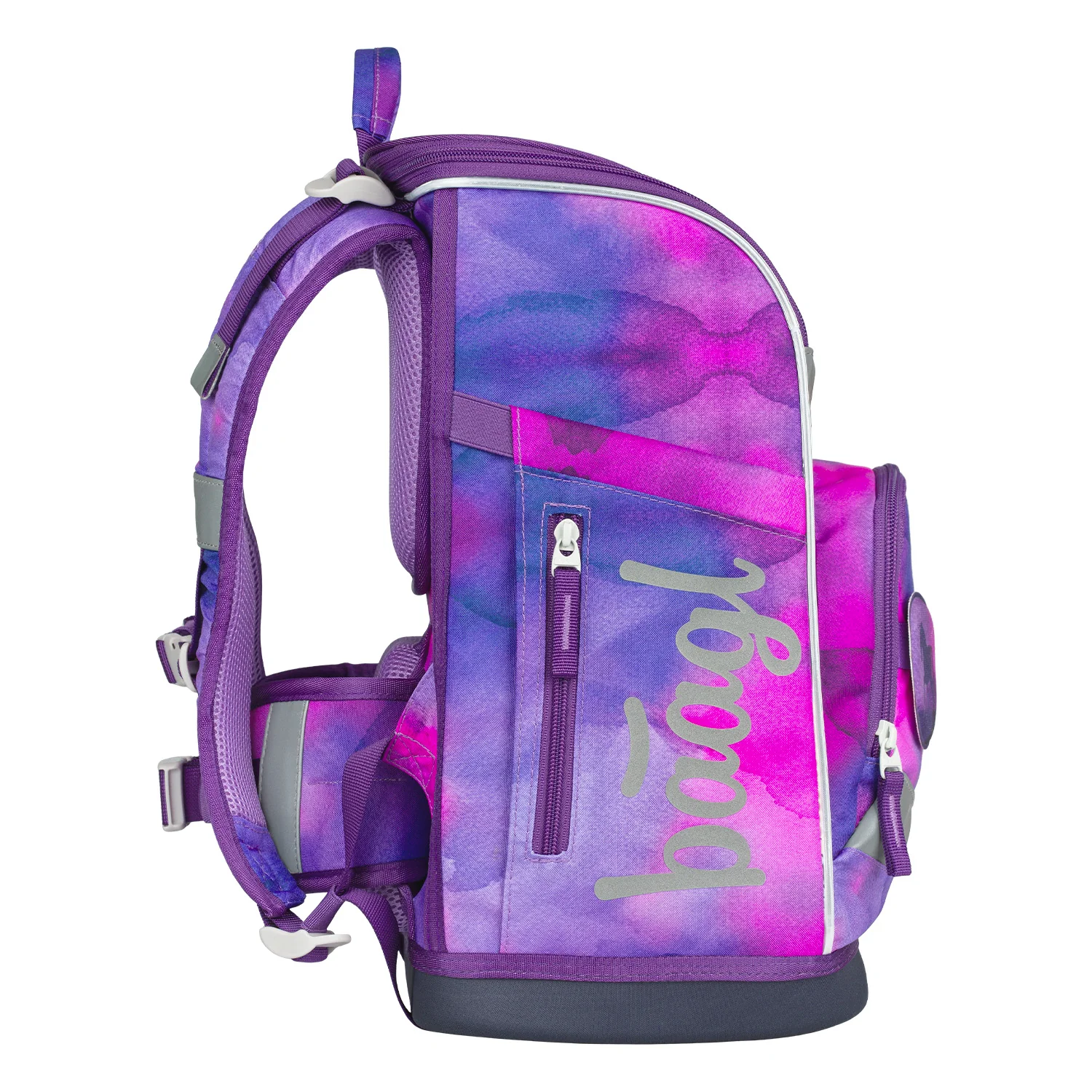 Baagl Školská aktovka Zippy Plus Kôň fialová Ergonomická, súprava