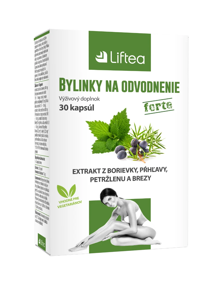 LIFTEA Bylinky na odvodnenie forte 1×30 cps, výživový doplnok