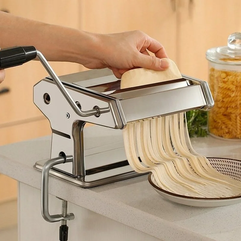 MG Pasta Machine V3 strojček na cestoviny, strieborný