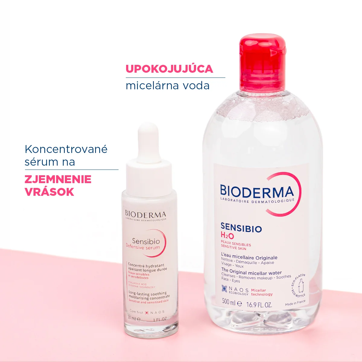 Bioderma Sensibio darčekový balíček pre citlivú pleť a vrásky 1 set