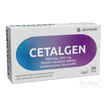 CETALGEN 500 mg/200 mg 1×20 tbl, liek
