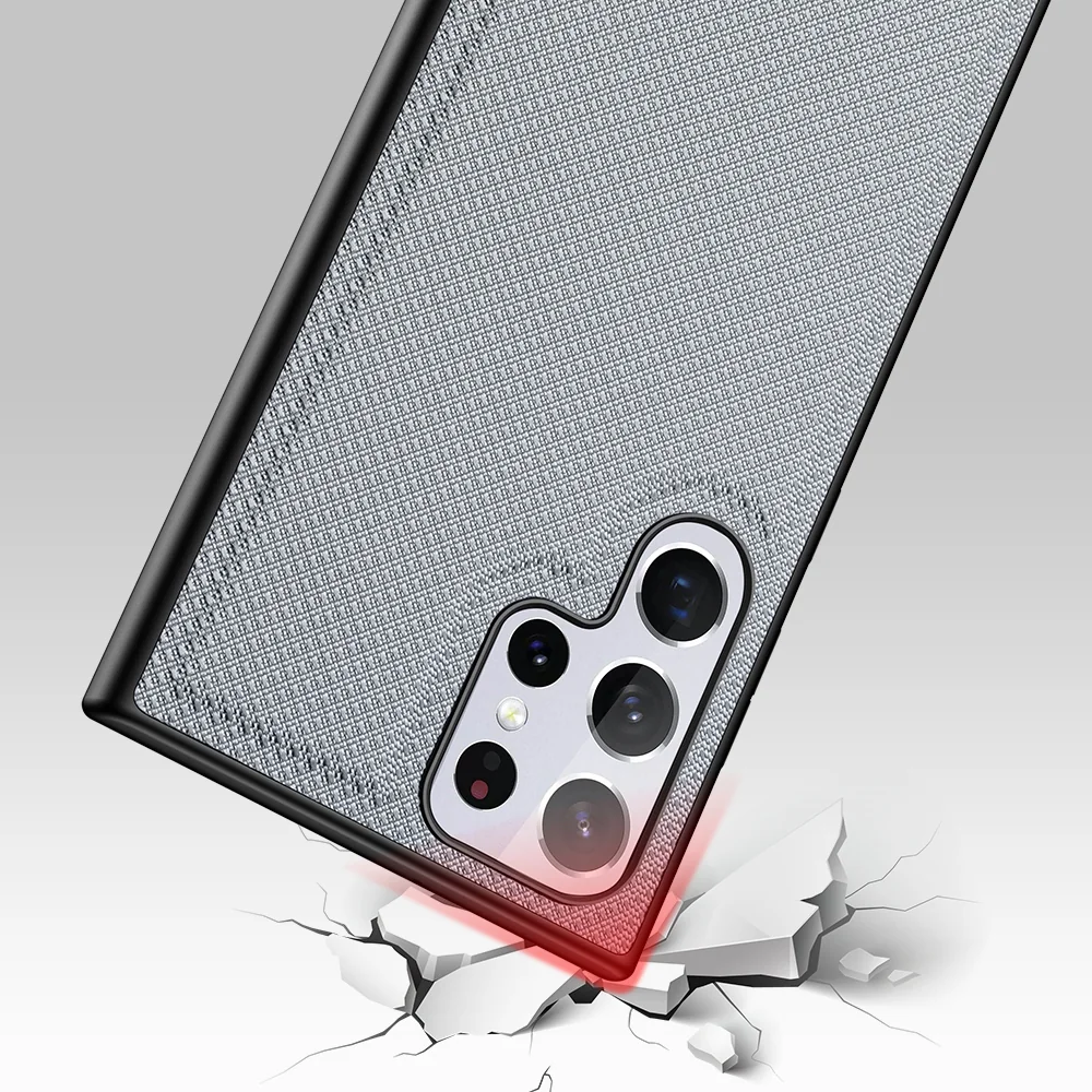 DUX DUCIS Fino kryt na Samsung Galaxy S22 Ultra, modrý