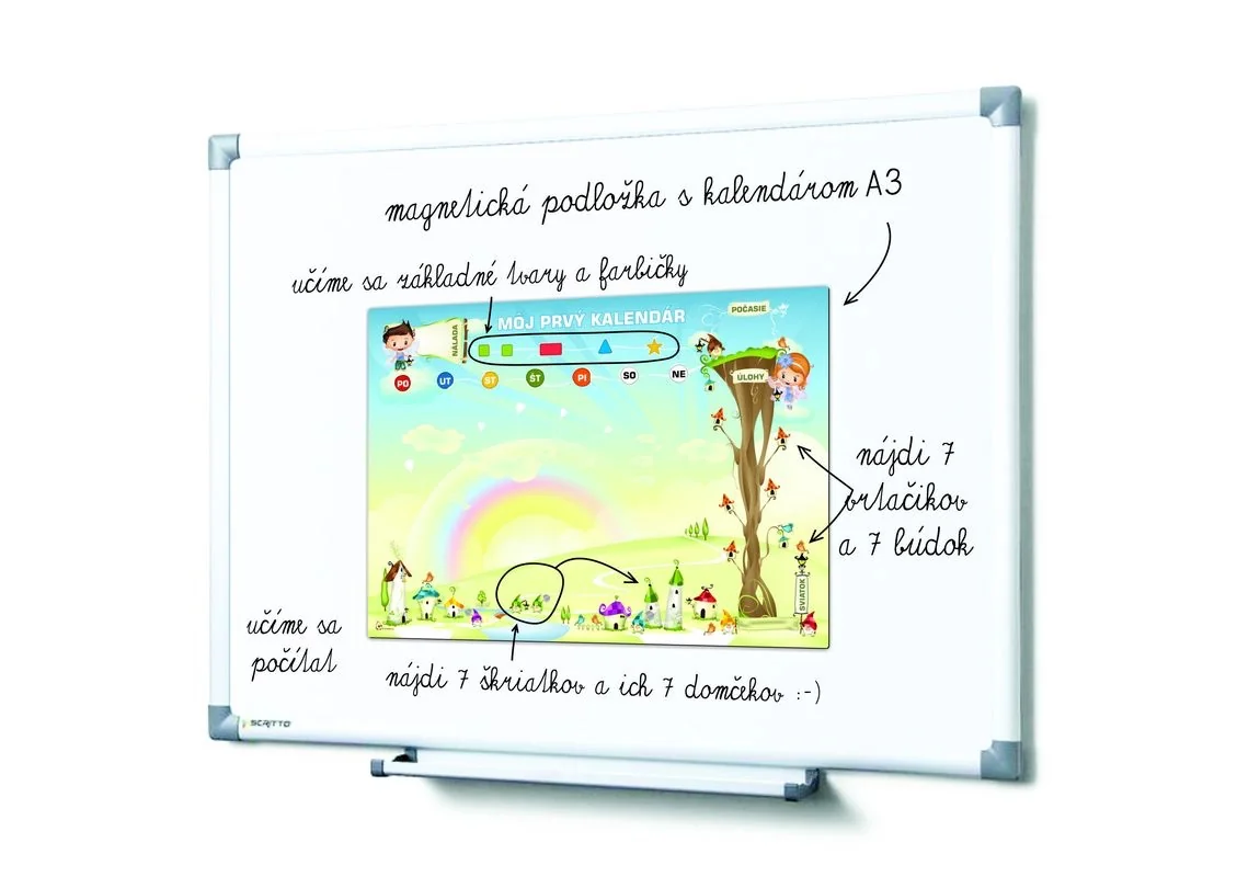 Slovenský magnetický kalendár pre deti Škôlka , 36D10770446