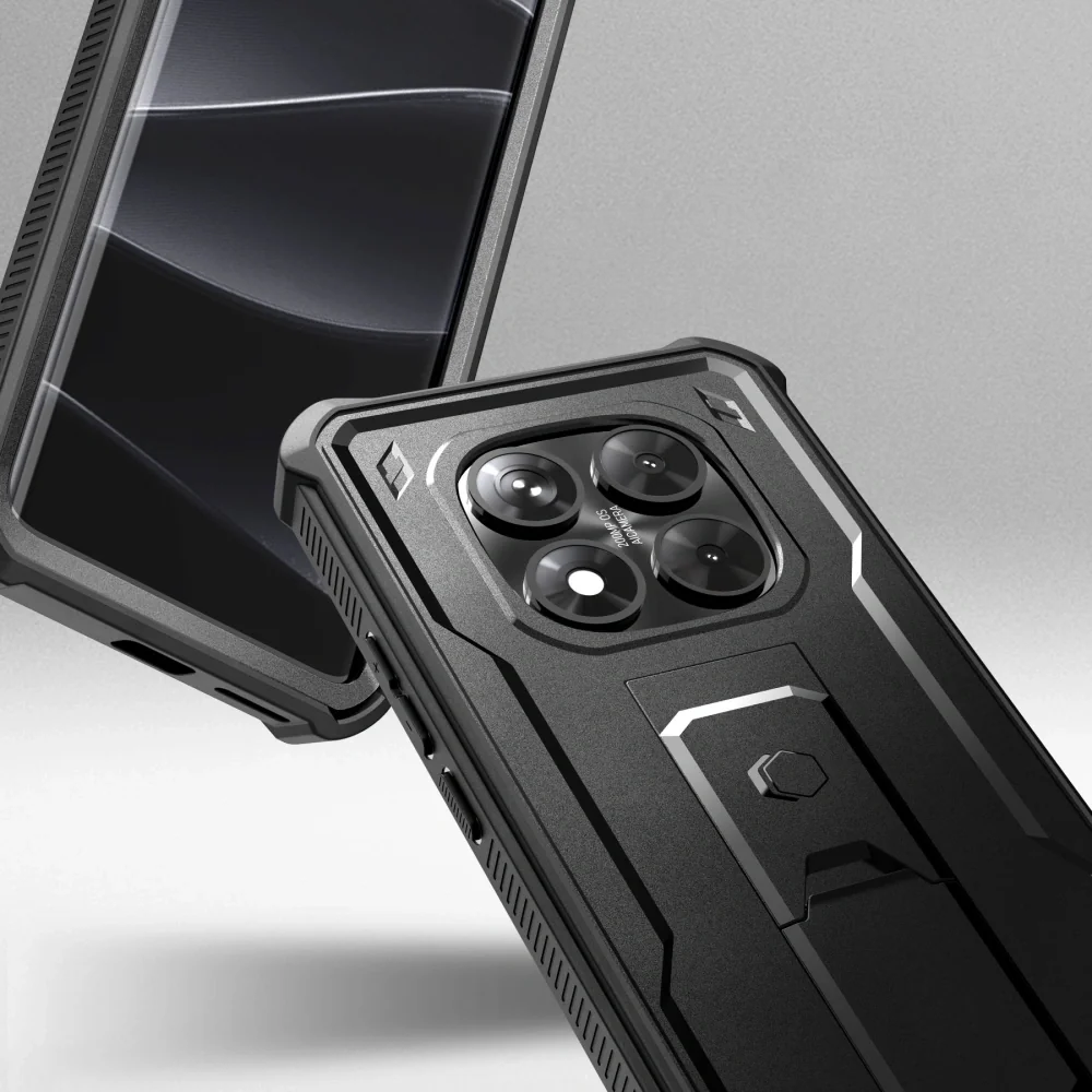 Tech-Protect Kevlar kryt na Xiaomi Redmi Note 14 Pro 5G / Poco X7 5G, čierny
