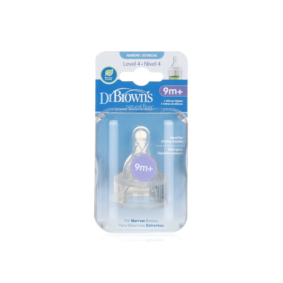 DR.BROWNS CUMLIKY OPTIONS+ NARROW LEVEL 4 1×2 ks, cumlíky