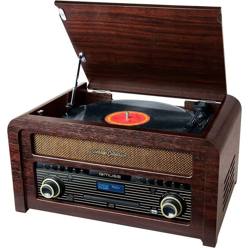 MUSE MT-115DAB, gramorádio s CD, USB a DAB