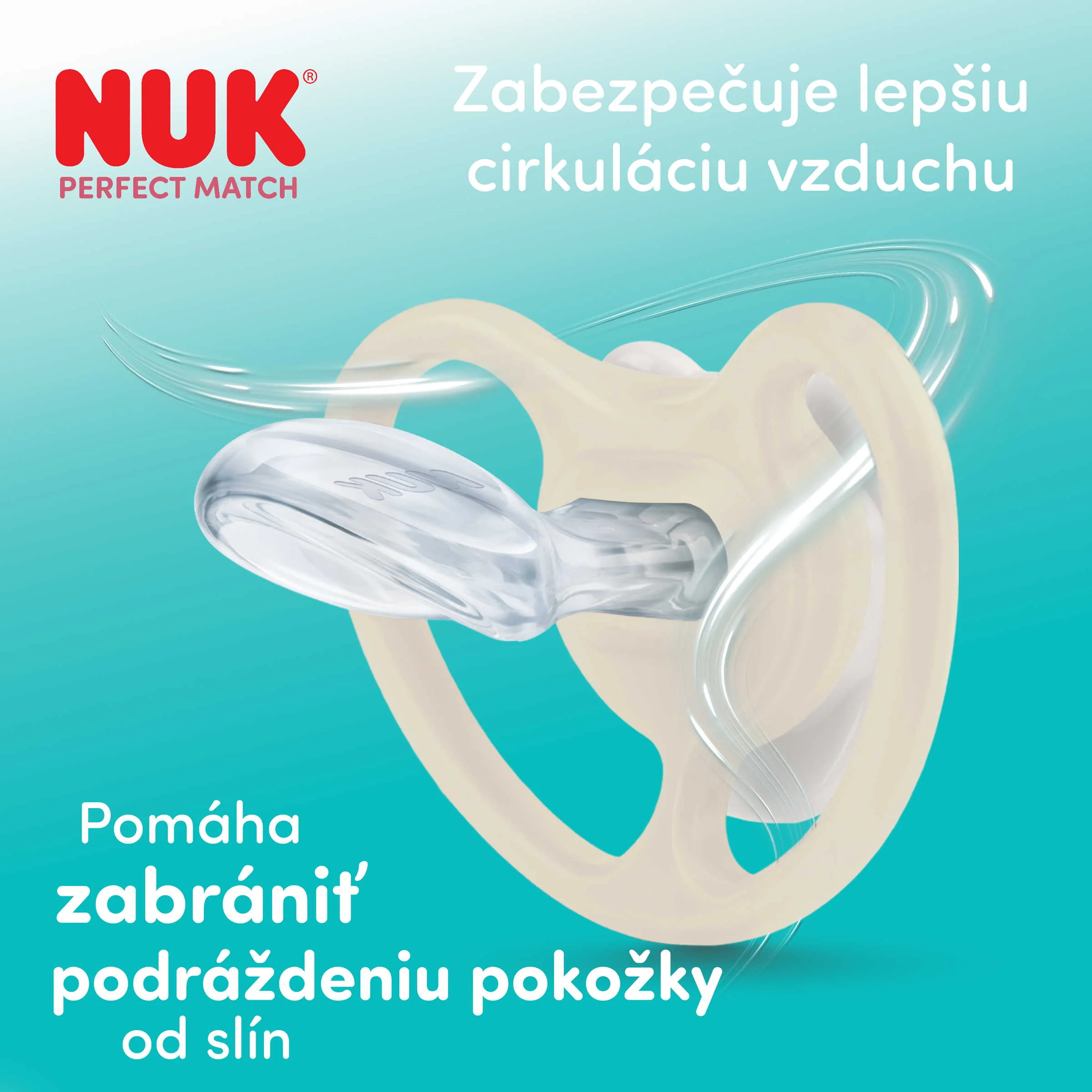 NUK cumlík Perfect Match AIR Night SHEEP 6-18m 2ks 2 ks