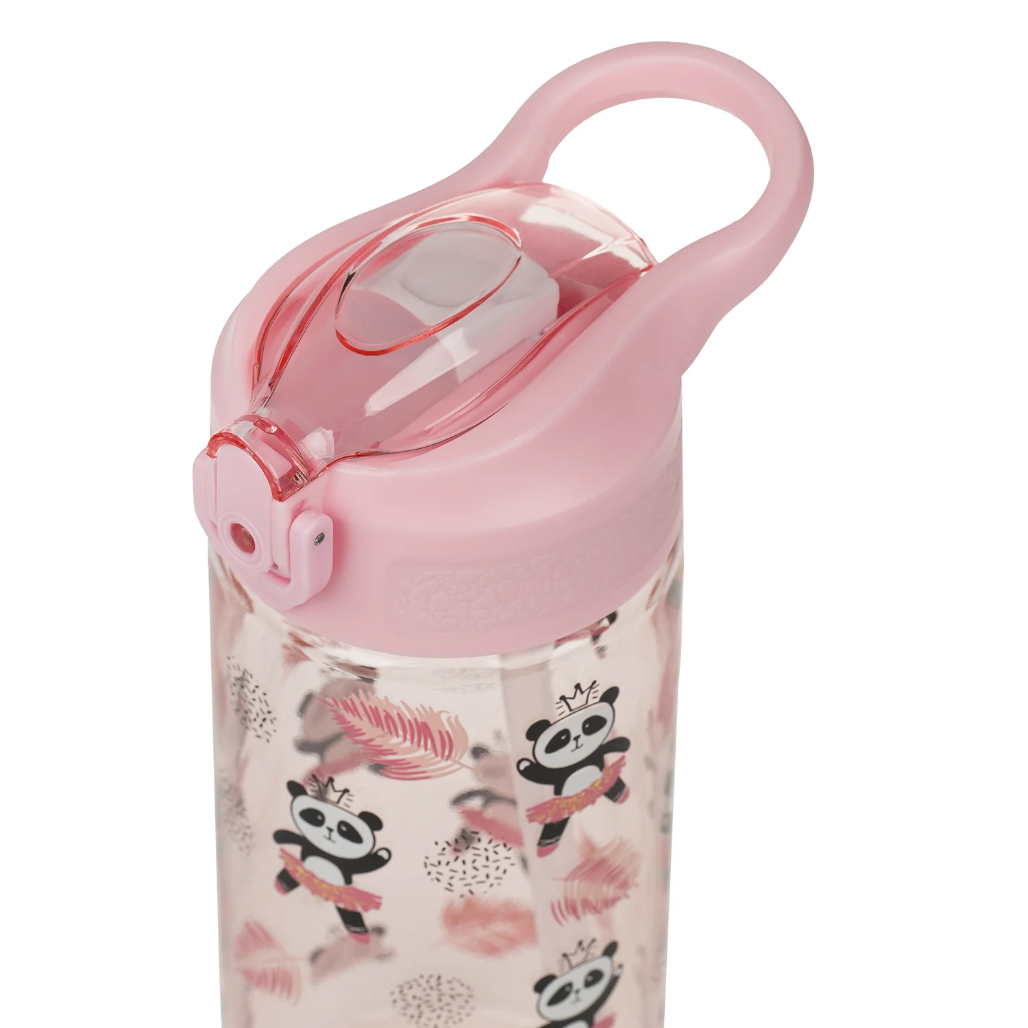 Baagl tritanová fľaša na nápoje so slamkou Panda 500 ml Detská fľaša 500 ml