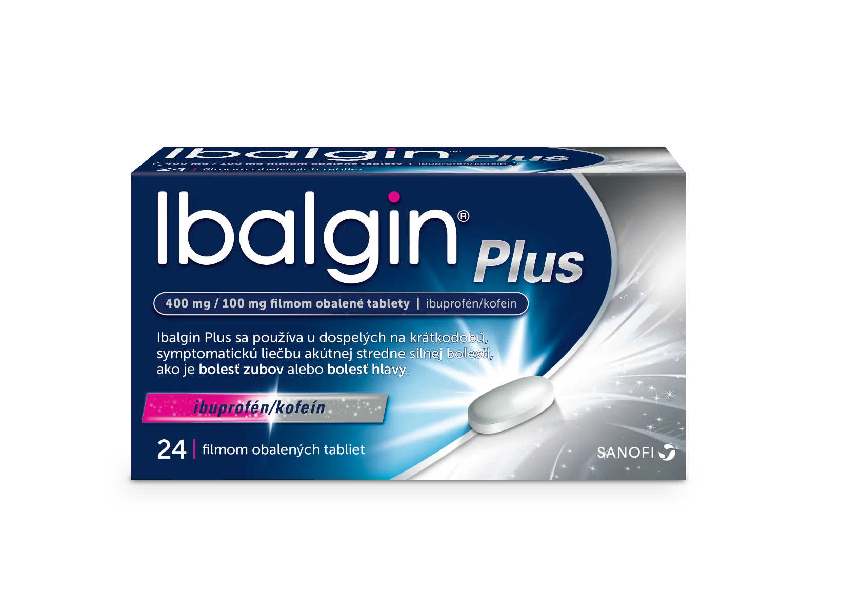Ibalgin Plus 400 mg/100 mg 24 tbl