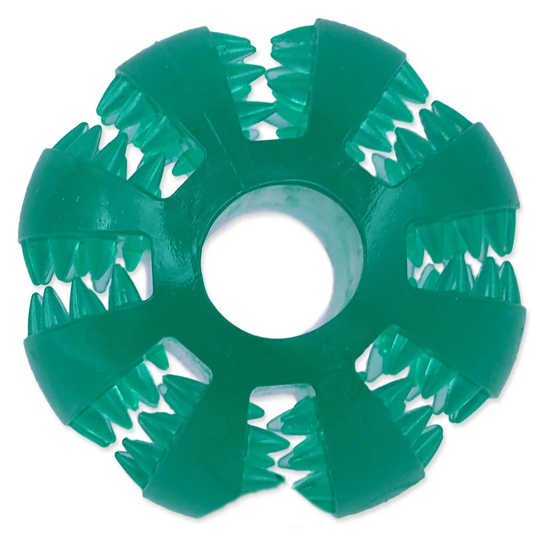 Loptička Dog Fantasy DENTAL MINT zelená 6cm