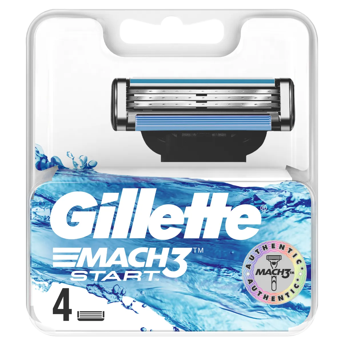 Gillette Mach3 Start Náhradné hlavice 4ks