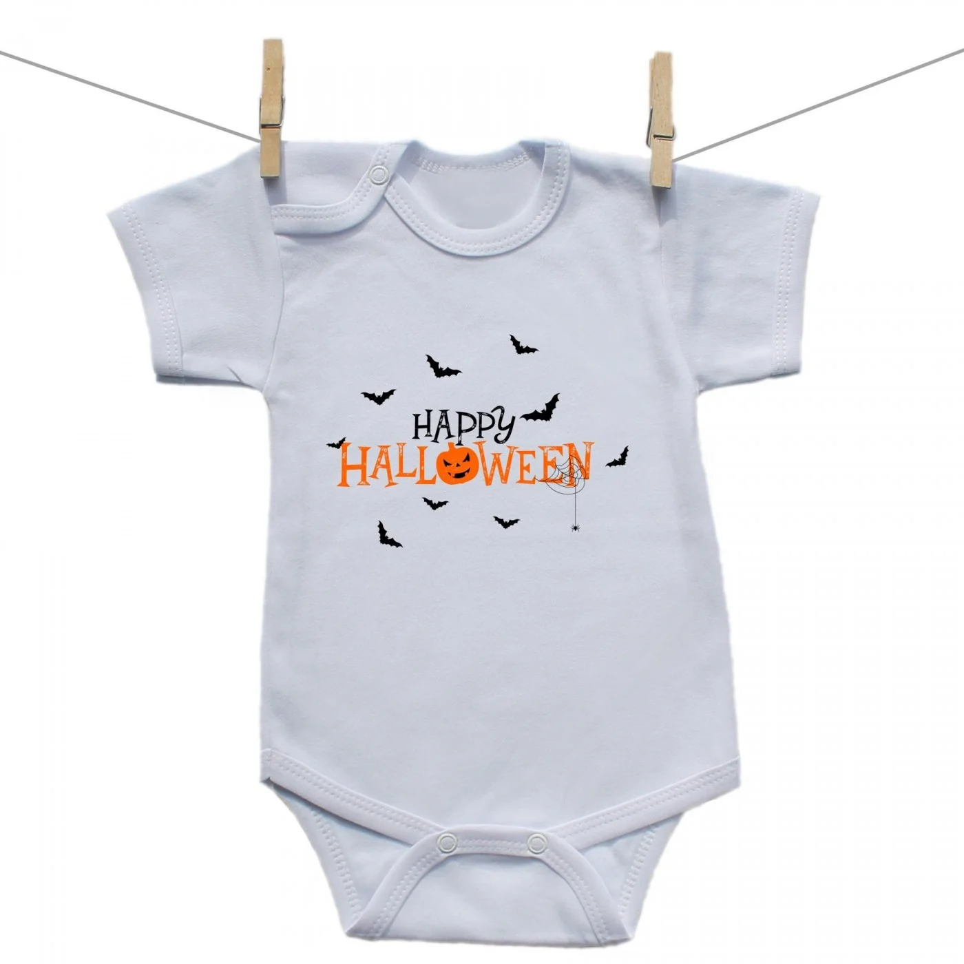 Boodyy Body s krátkym rukávom Happy Halloween Veľkosť: 92