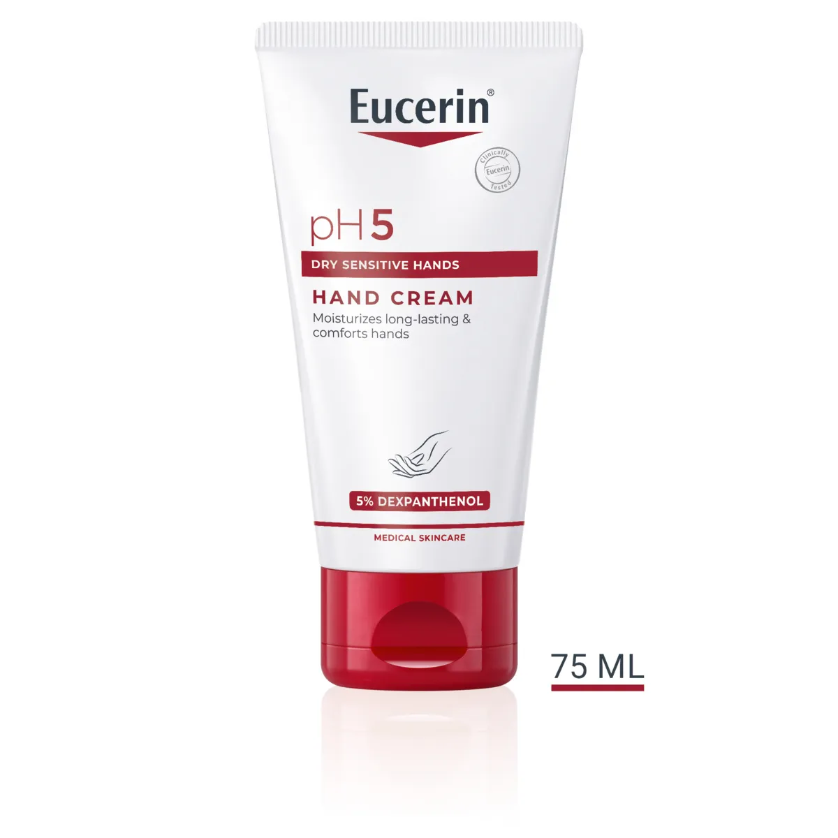 Eucerin pH5 regeneračný krém na ruky 1×75 ml, pre citlivú pokožku