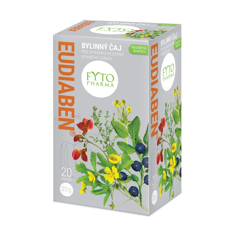 FYTO Bylinný čaj EUDIABEN SO ŠKORICOU 20×1,5 g, čaj