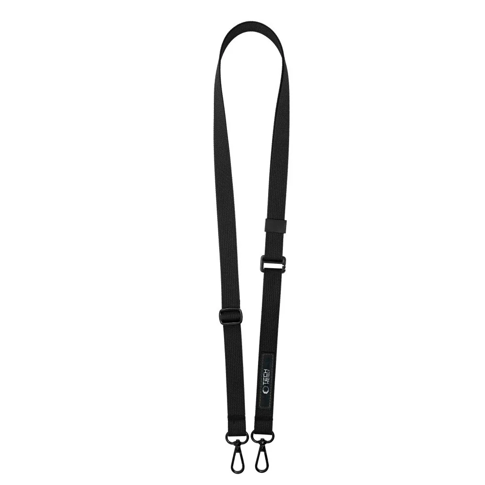 Tech-Protect Rope Crossbody šnúrka na mobil, čierna