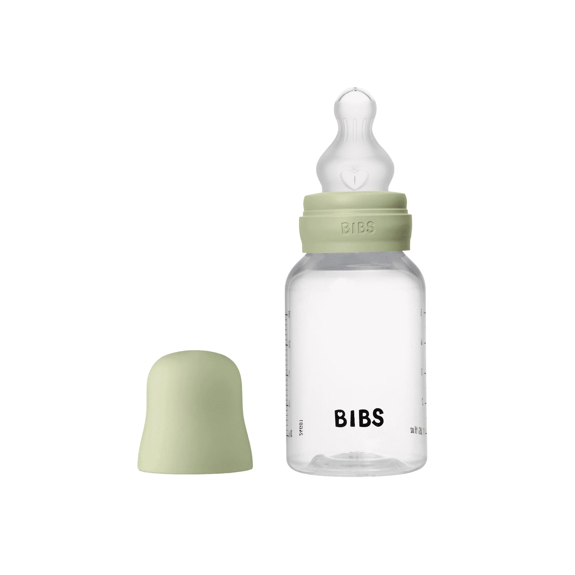 BIBS antikoliková fľaša so silikónovým cumlíkom 150ml - Sage
